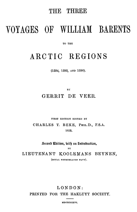 Original Title Page.