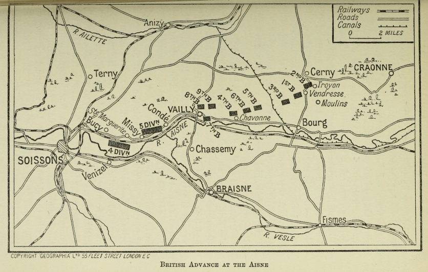 British Advance at the Aisne