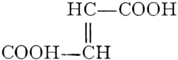 Struktur der Fumarsäure