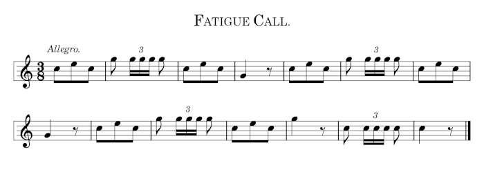 Fatigue Call.