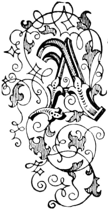 Illustrated capital A