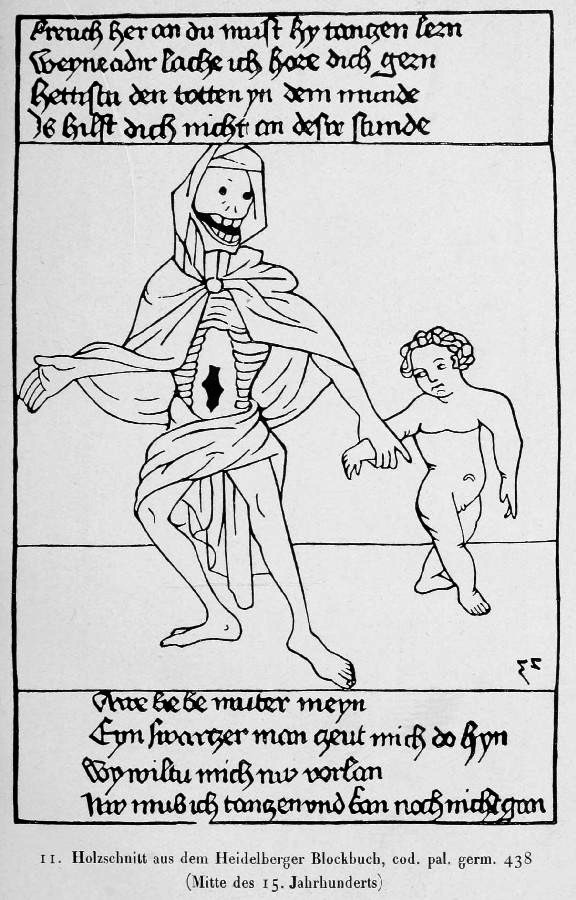 Holzschnitt aus dem Heidelberger Blockbuch,
cod. pal. germ. 438